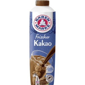 Bärenmarke Frischer Kakao 1 l – Milchmischgetränk mit Kakao – Gekühlt genießen