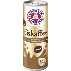 Bärenmarke Eiskaffee 250 ml – Trinkfertiger Kaffee mit Milch – Gekühlt genießen