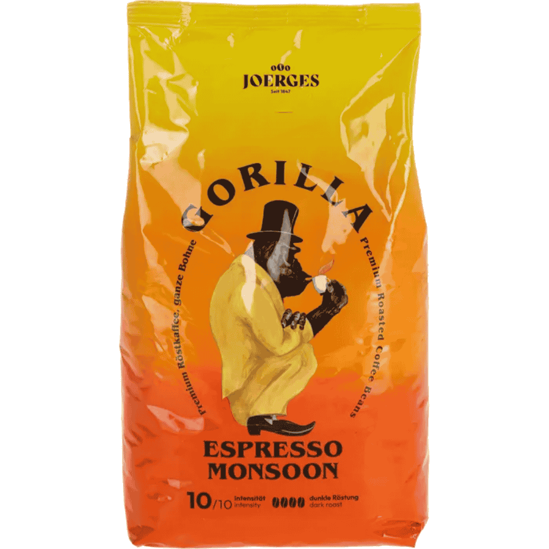 Gorilla Kaffee Espresso Monsoon Ganze Bohnen 1 kg