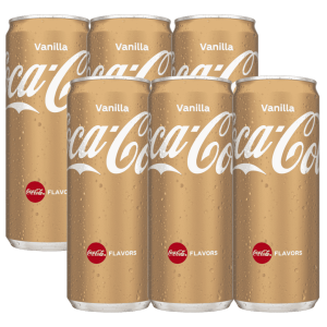 Coca-Cola Vanilla 330 ml 6 x Einweg – Erfrischungsgetränk