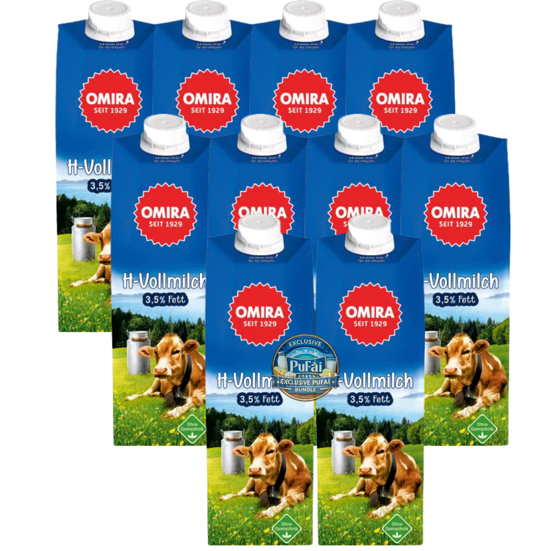 OMIRA H Milch 3,5% 1L haltbare, 10 Er