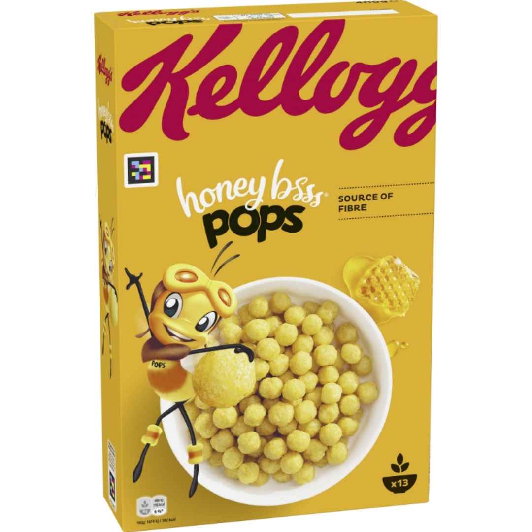 Kelloggs Honey Pops 400 g Frühstückscerealien