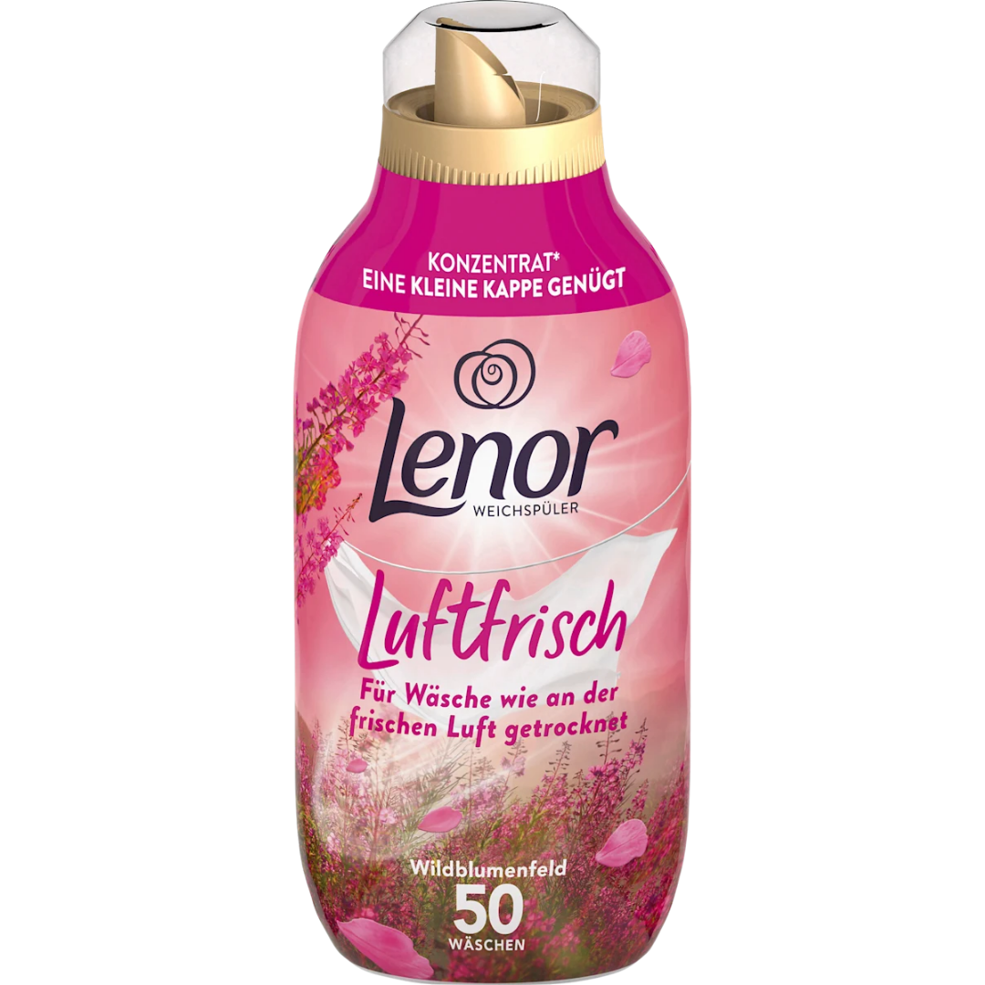 Lenor Weichspüler Luftfrisch Wildblumenfeld 50 Waschladungen 700 ml