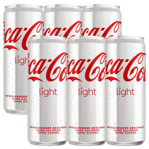 Coca-Cola Light 6 x 330 ml Einweg – Zuckerfrei