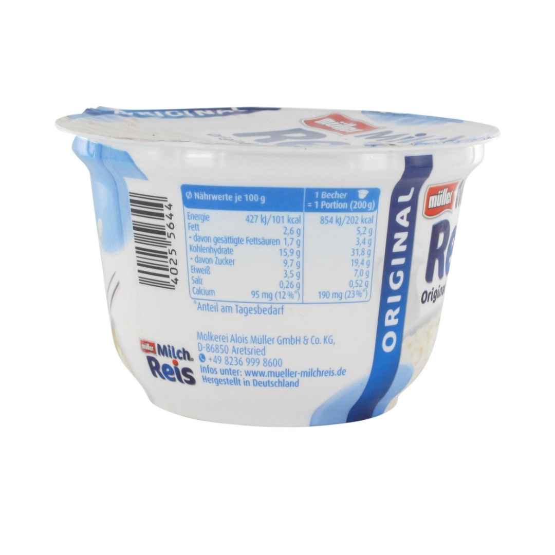 Müller Milchreis Original Klassik 200 g – Dessert Snack , 4 Er – Bild 2