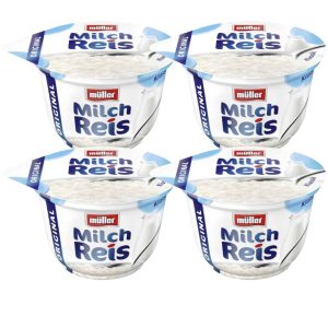 Müller Milchreis Original Klassik 200 g – Dessert Snack , 4 Er