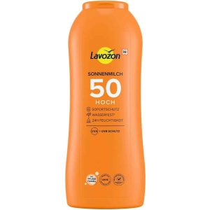 LAVOZON Sonnenmilch LSF 50 500 ml – Hoher Sonnenschutz für die ganze Familie