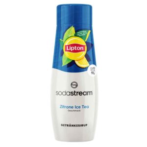 SodaStream Getränkesirup Lipton Ice Tea Zitrone 440 ml – Sirup für bis zu 9 Liter Eistee