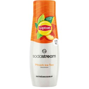 SodaStream Sirup Lipton Ice Tea Pfirsich 440 ml – Sirup für bis zu 9 Liter Eistee