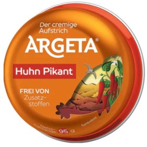 Argeta Huhn Pikant Brotaufstrich 95 g – Würzige Hähnchen Pastete