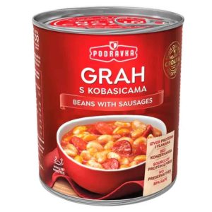 Bohneneintopf mit Wurst 400 g – Herzhafter Fertigeintopf