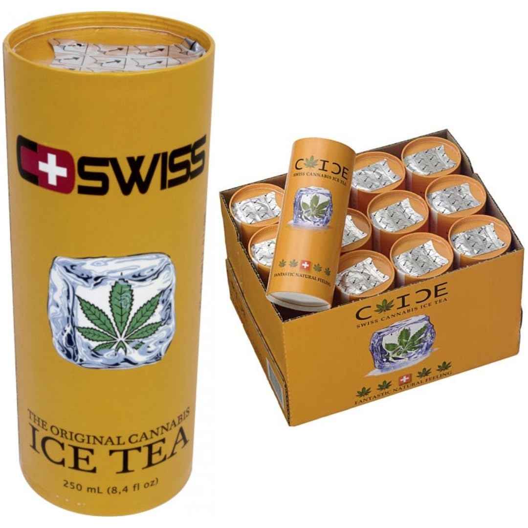 CSwiss The Original Cannabis Ice Tea 250 ml 12er Pack – Hanf Eistee Getränk