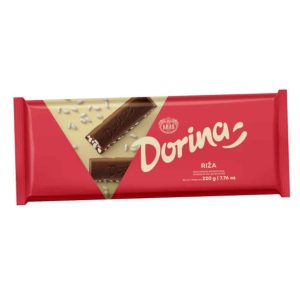 Dorina Schokolade mit Reis 220 g – Milchschokolade mit Knusperreis