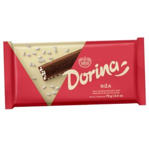 Dorina Schokolade mit Reis 75 g – Milchschokolade mit Knusperreis