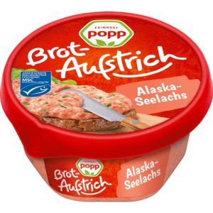 Popp Alaska-Seelachs Brotaufstrich 150g