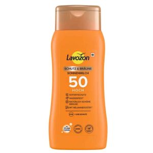 LAVOZON Schutz & Bräune Sonnenmilch 200ml LSF 50