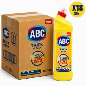 ABC Dickflüssige Bleiche Zitrone 18x750ml Reiniger