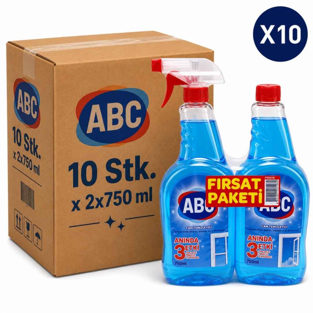 ABC Glasreiniger Vorteilspack 10x2x750ml Reiniger