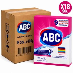 ABC Color Waschmittel Pulver 18x400g