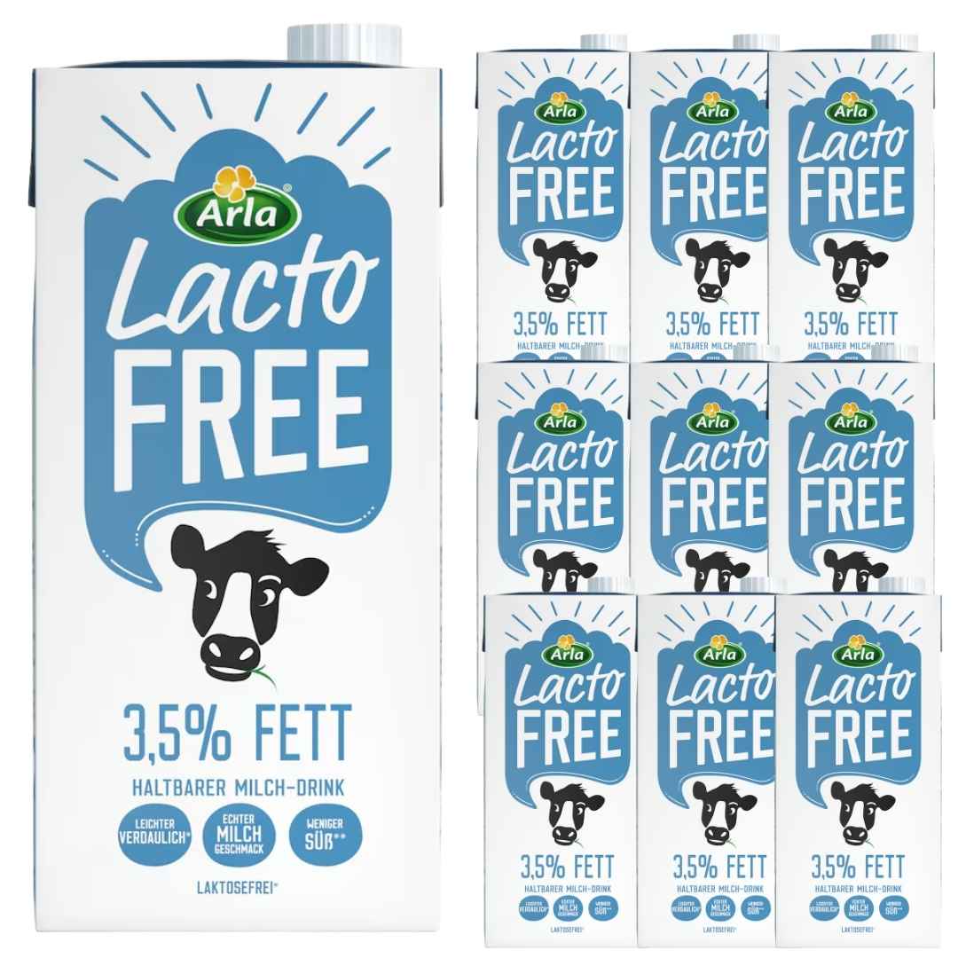 Arla LactoFREE H-Milch 3,5% 10 x 1 l – Laktosefrei