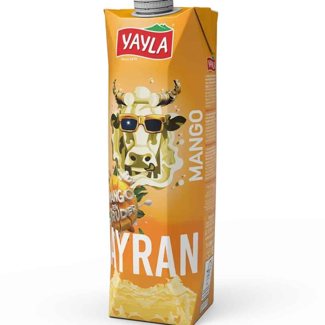 Yayla Ayran Mango 1 l 12er – Joghurtgetränk – Bild 2