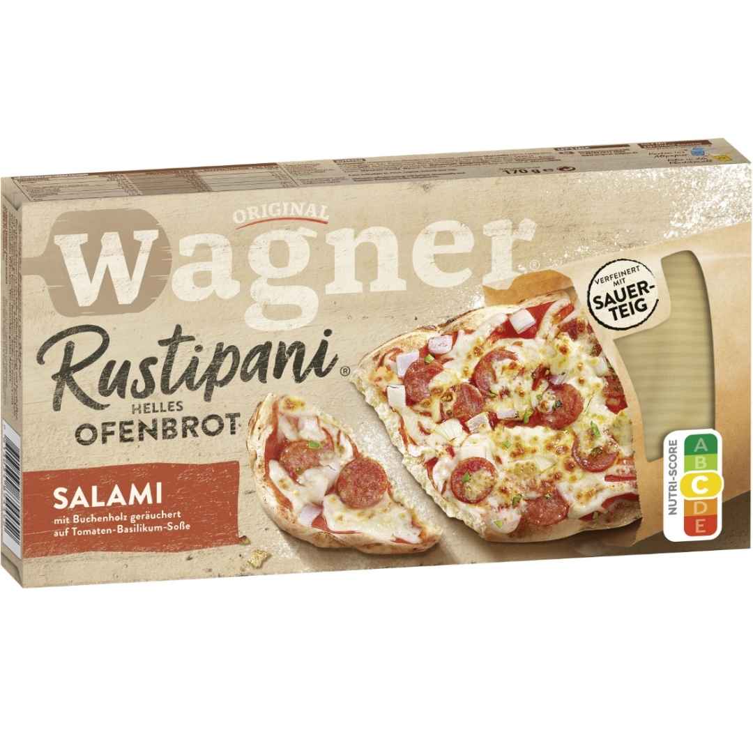 Original Wagner Rustipani Salami 170 g – Tiefkühl Ofenbrot