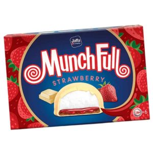 Munchmallow Erdbeere 128 g – Schaumgebäck