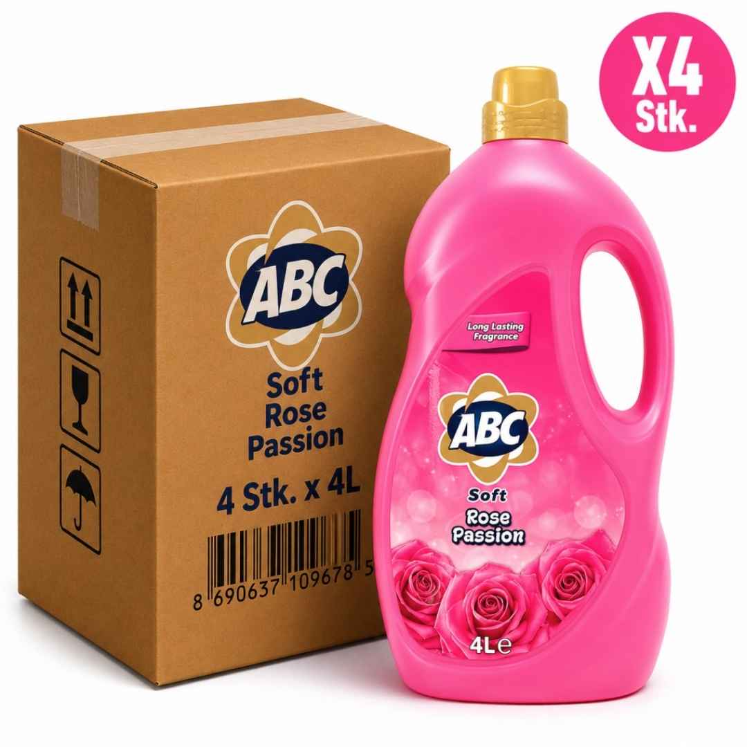ABC Soft Rose Passion Weichspüler 4x4L