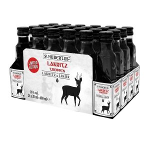 St. Hubertus Lakritz Tropfen Likör 24x20ml