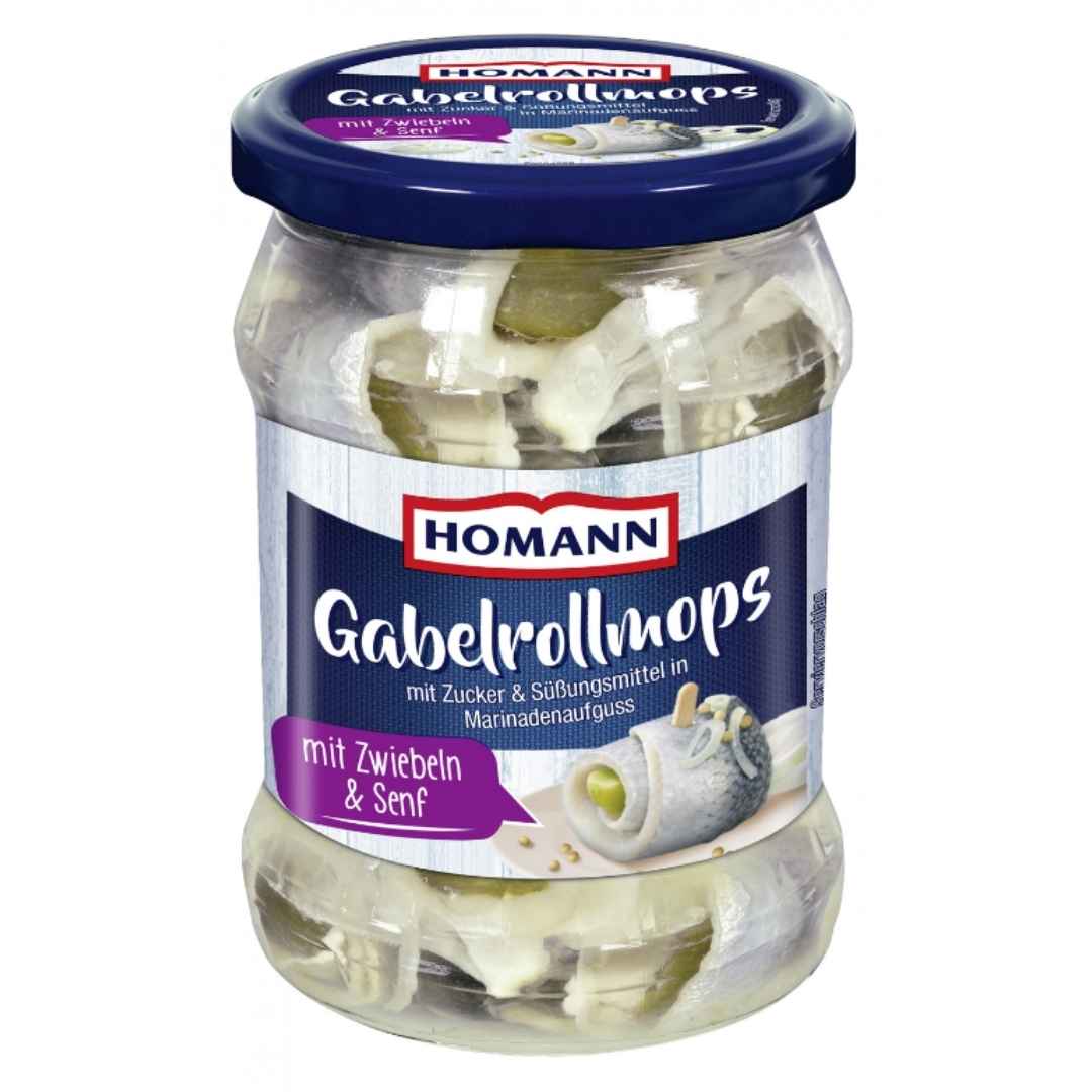 Homann Gabelrollmops 500g Zwiebeln & Senf