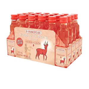 St. Hubertus Saurer Pfirsich Likör 24x20ml