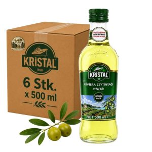 Kristal Riviera Olivenöl 6x500ml Glasflasche
