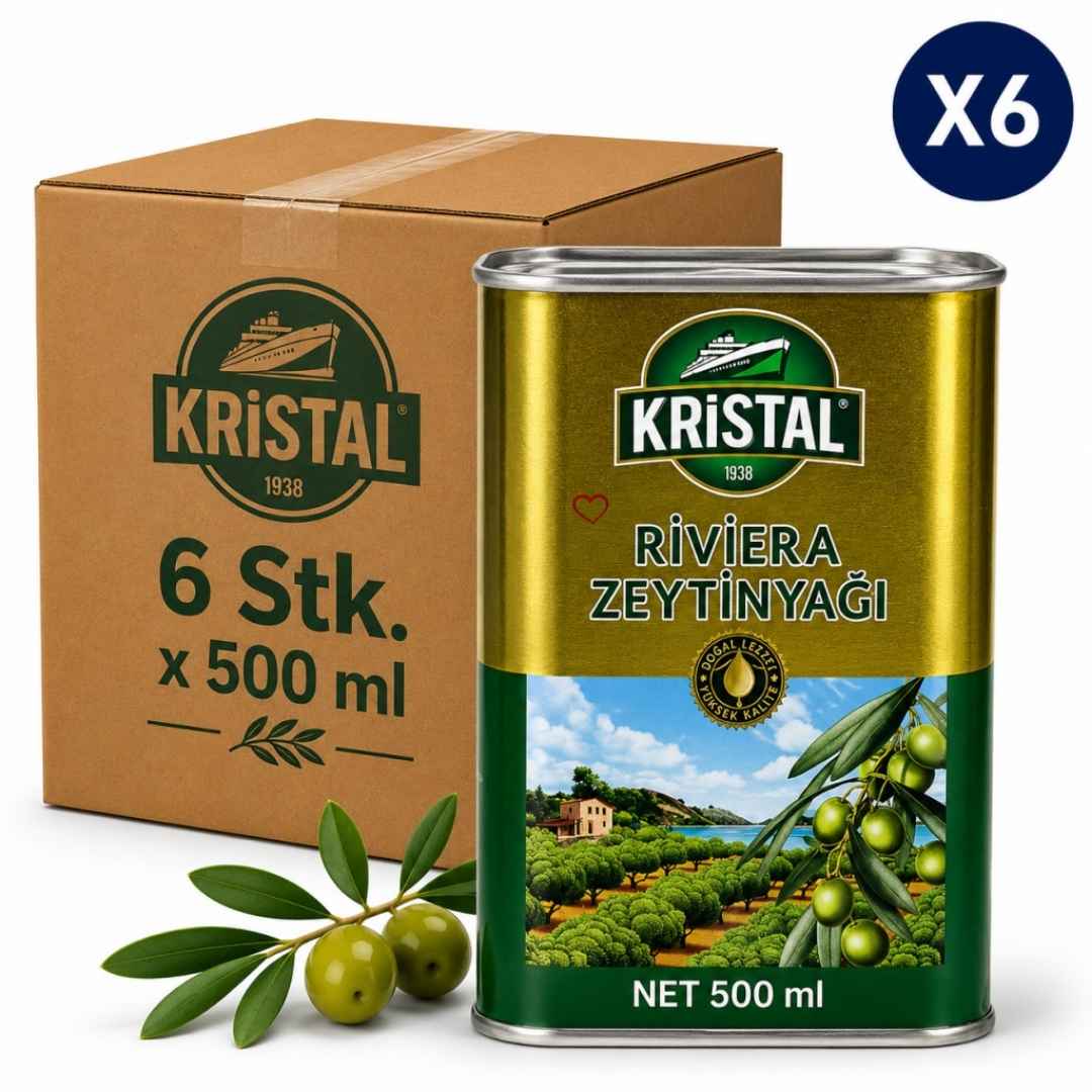 Kristal Riviera Olivenöl 6x500ml
