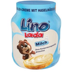 Lino Lada Milch & Haselnuss Creme 350 g – Brotaufstrich
