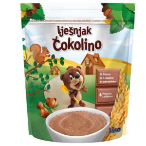 Lino Haselnuss Cokolino 500 g – Getreidebrei mit Nuss