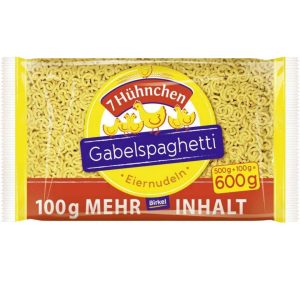 Birkel 7 Hühnchen Eiernudeln Gabelspaghetti 600 g – Eiernudeln