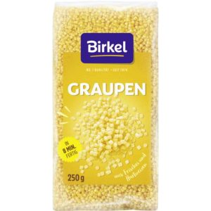 Birkel's No. 1 Graupen 250 g – Kleine Suppennudeln