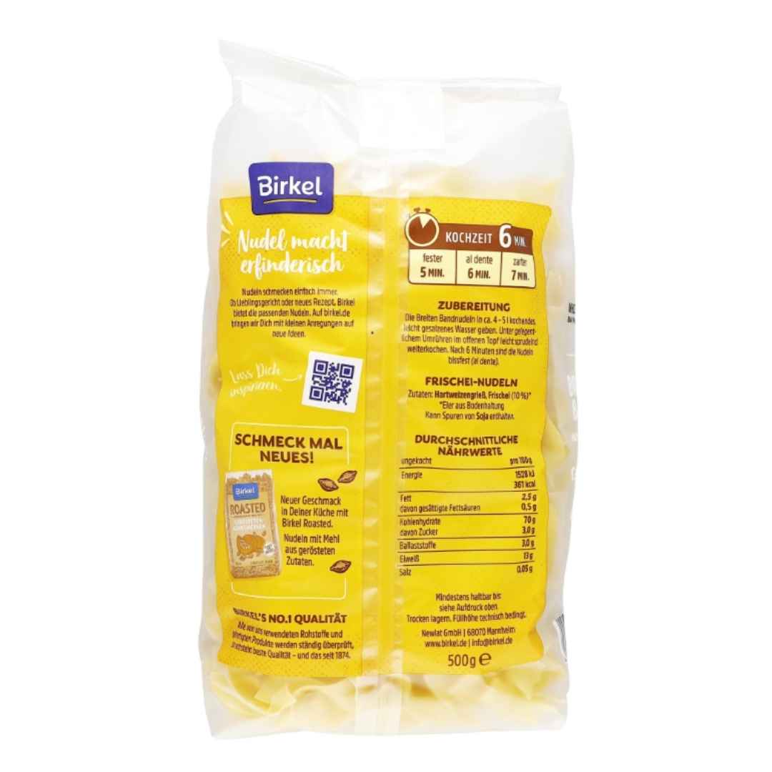 Birkel's No.1 Bandnudeln breit 500 g – Breite Frischei-Nudeln – Bild 2