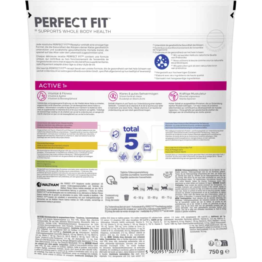 Perfect Fit Active 1+ Rind 750 g – Trockenfutter für aktive Katzen ab 1 Jahr – Bild 2