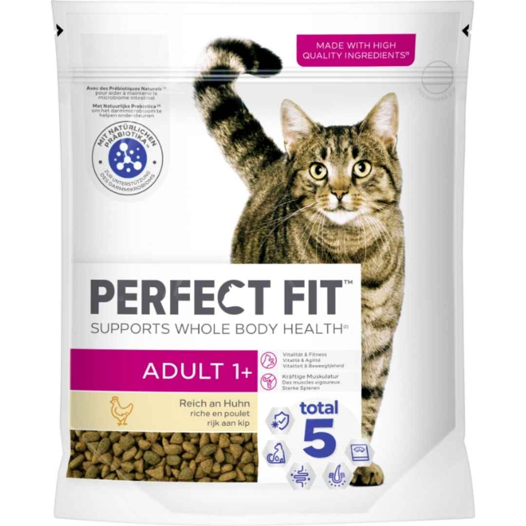 Perfect Fit Adult 1+ Huhn 750 g – Trockenfutter für ausgewachsene Katzen