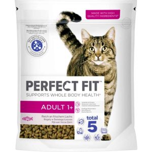 Perfect Fit Adult 1+ Lachs 750 g – Trockenfutter für ausgewachsene Katzen