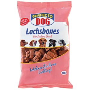 Perfecto Dog Lachsbones 150 g – Hundesnack mit Lachs