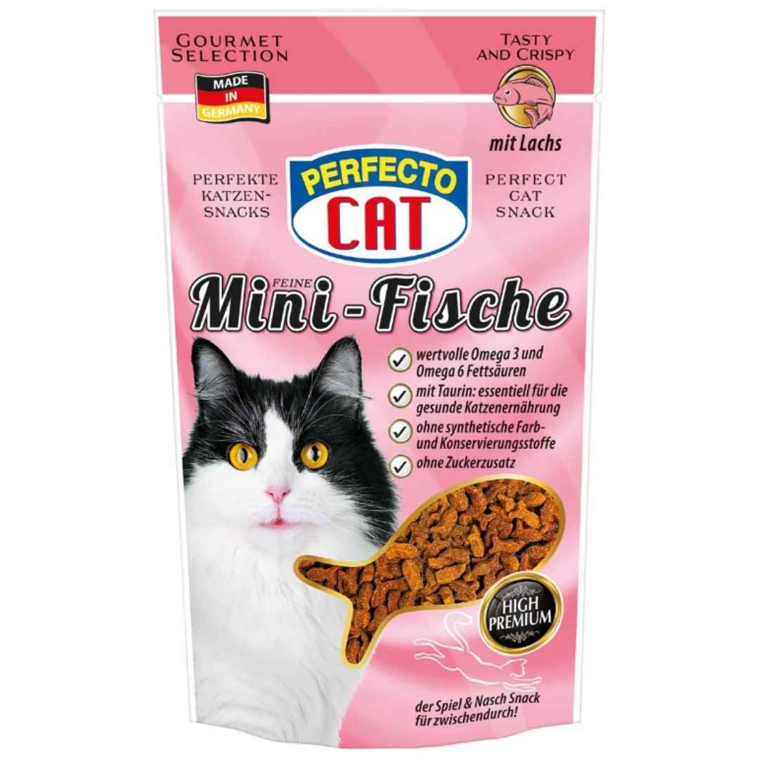 Perfecto Cat Feine Mini-Fische mit Lachs 50 g