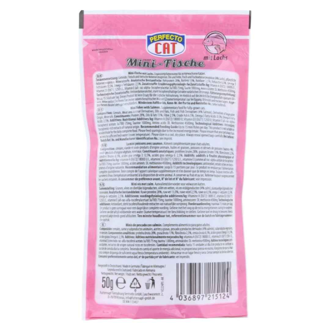 Perfecto Cat Feine Mini-Fische mit Lachs 50 g – Bild 2