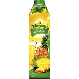 Pfanner 100% Ananas 1 l – Direktsaft ohne Zuckerzusatz