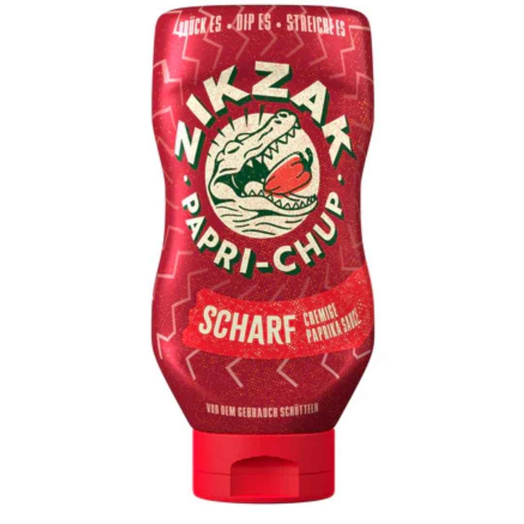 ZikZak Papri-Chup scharf 310 g – Würzige Paprika Sauce