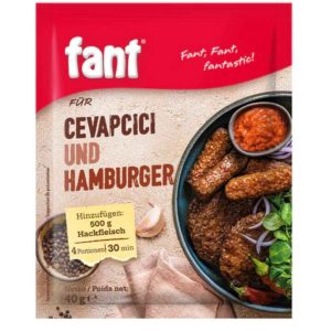 Fant Gewürz für Cevapcici & Hamburger 40 g – Grillgewürz