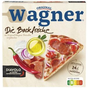 Original Wagner Backfrische Diavolo 360 g – Tiefkühlpizza