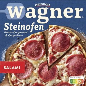 Original Wagner Steinofen Salami 320 g – Tiefkühlpizza