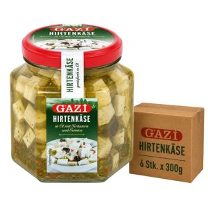 GAZI Hirtenkäse in Öl mit Gemüse 6 x 300 g